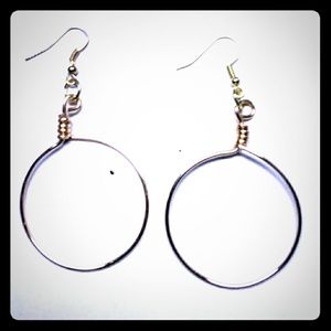 Handmae hoop earrings